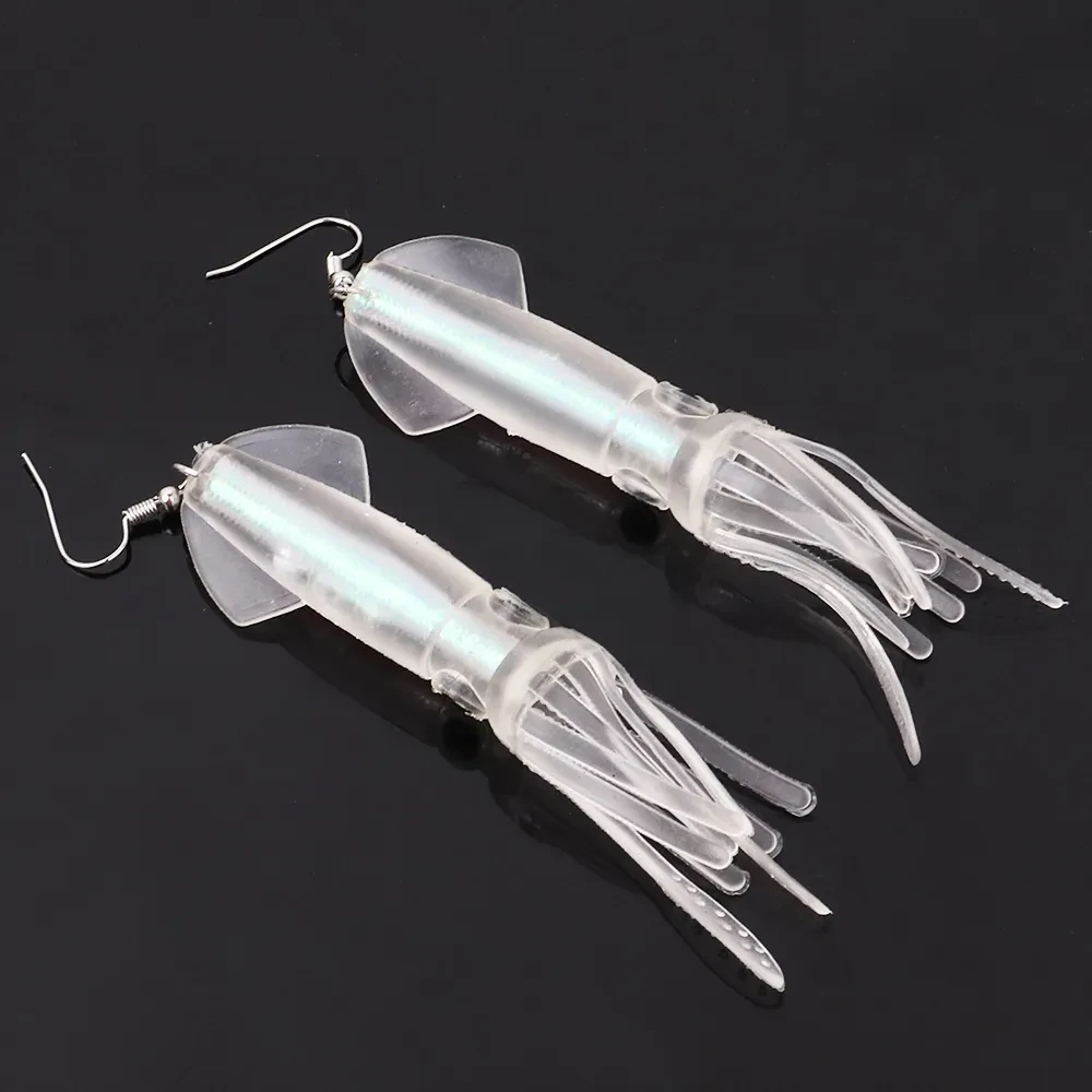 Personality Trend Squid Squid Pendant Earrings