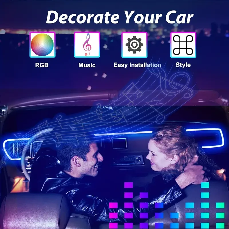 4.98 Meter Car Interior LED Strip Lights