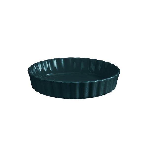 Deep Flan Dish 24 cm - Blue Ocean - Emile Henry