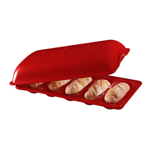 Mini-Baguettes Bread Baker - Burgundy - Emile Henry