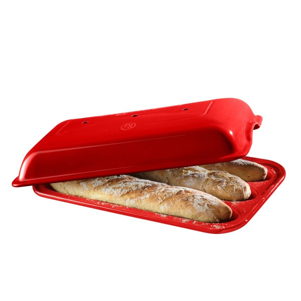 Baguette Bread Baker - Burgundy - Emile Henry