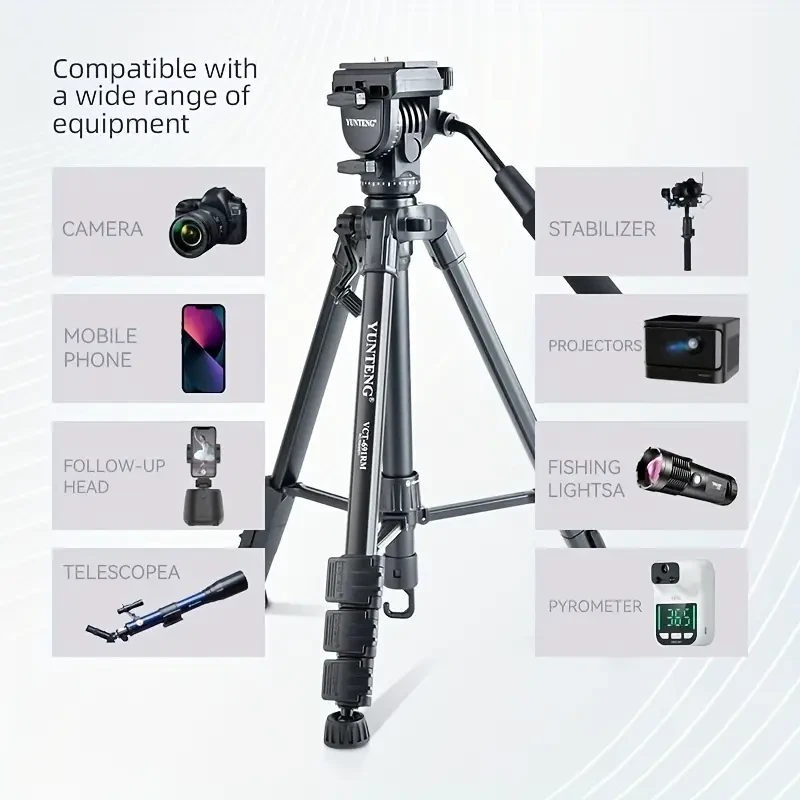 [Yunteng Hydraulic Tripod] Yunteng VCT-691 Tripod
