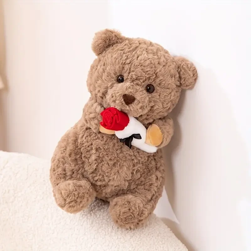 Cute Simulate Rose Teddy Bear