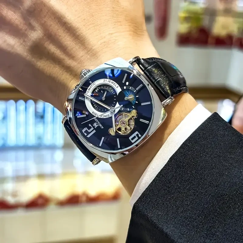 Elegant Men's Vintage Mechanical Watch