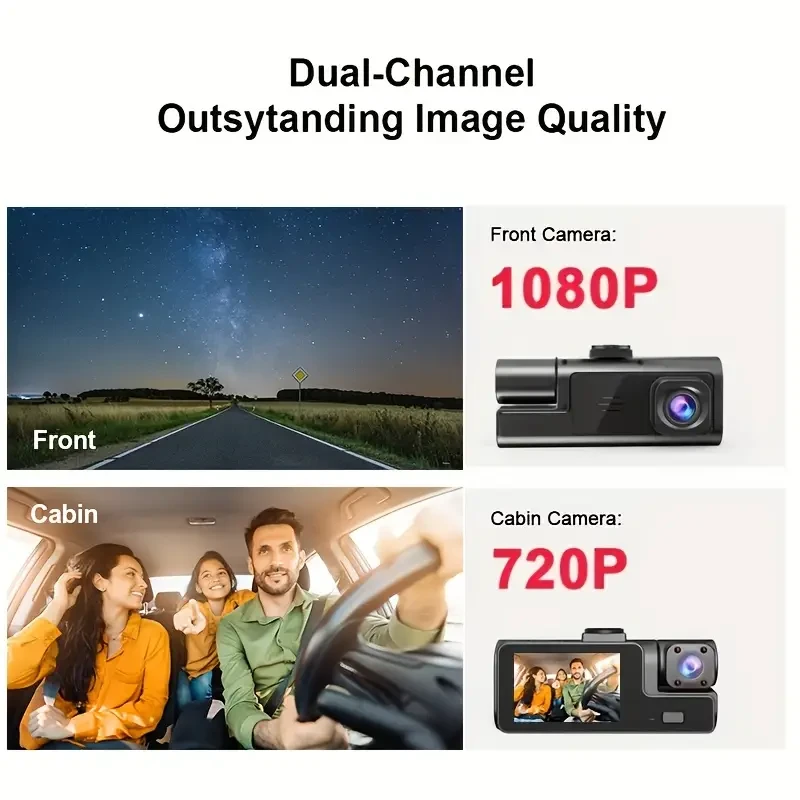 ZKCAMSPY HD 1080P Dash Cam with 170 Wide Angle