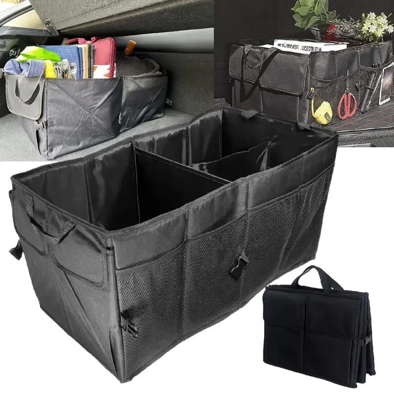 Premium Car Ute Van Toolboxes Foldable Tool Storage Trunk Box