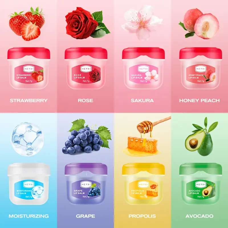 Moisturizing Lip Balm Set for Daily and Night Use
