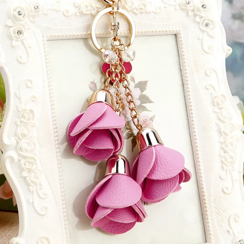 Car Keychain Female Metal Bag Pendant Key
