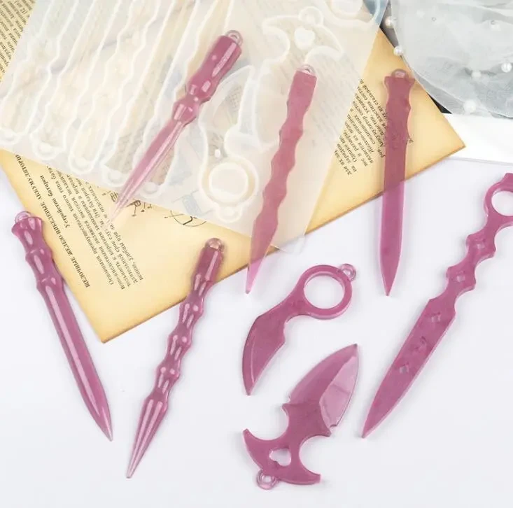 Diy Silicone Keychain Mirror Silicone Mold