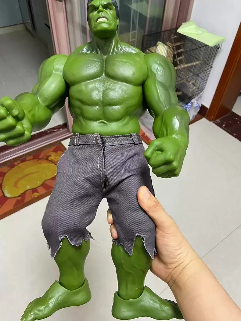 Large Size 42CM Marvel Legends Hulk Retro Series Movable Action Figure Model