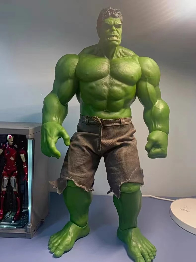 Large Size 42CM Marvel Legends Hulk Retro Series Movable Action Figure Model