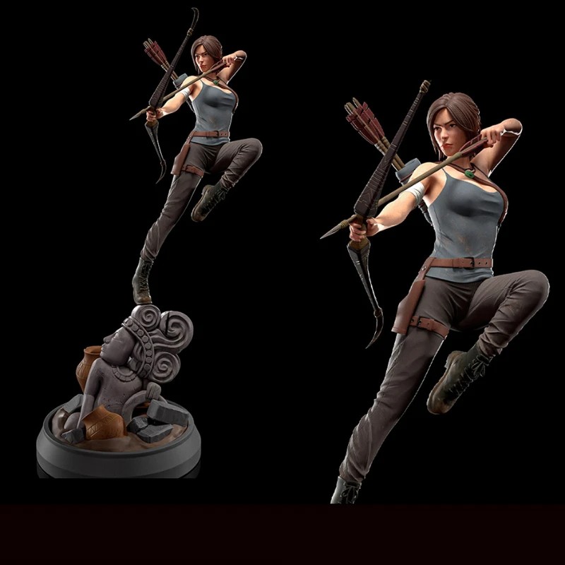 Lauras Adventure Resin Figure 1/24 Scale 115mm Model Kit