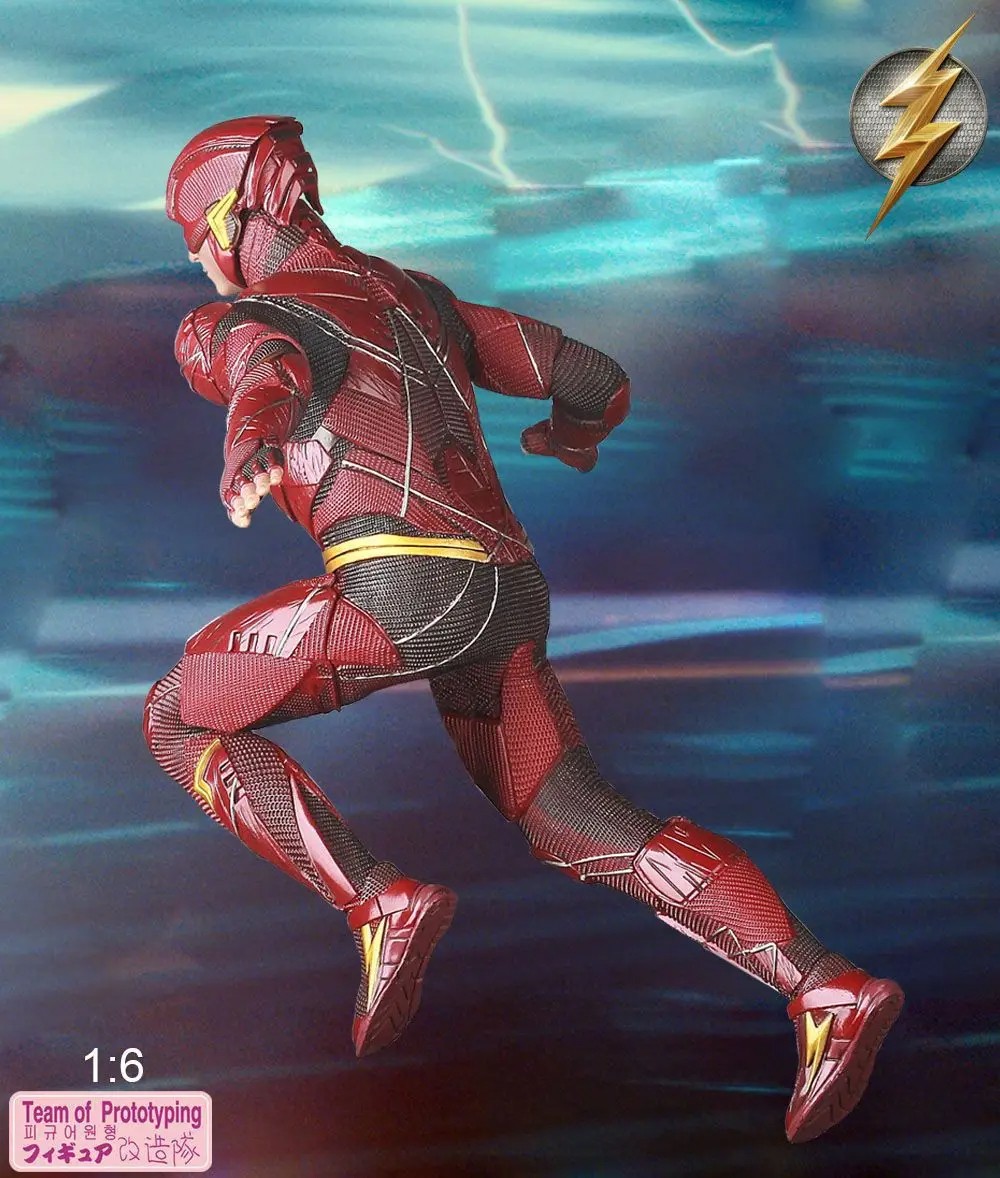 Team of Prototyping Flash Super Hero 30cm Statue PVC Action Figure