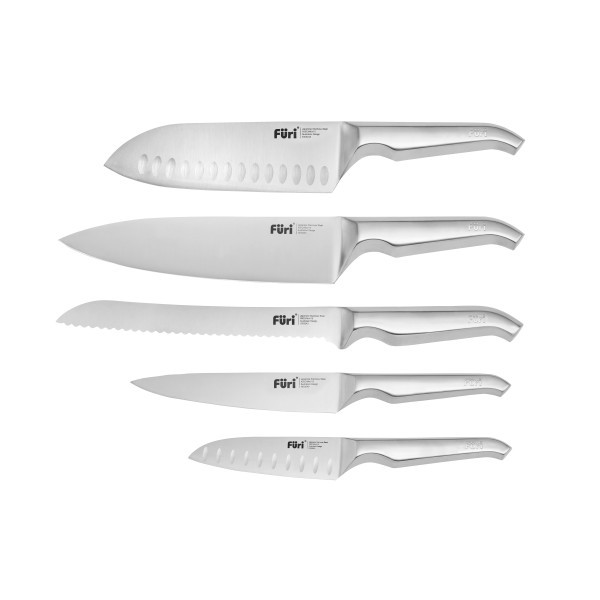 Stone Knife Block Flint Terrazzo Set 6 Piece - Furi