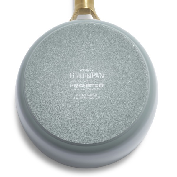 Padova Smokey Blue Covered Saucepan 18cm / 2.01L - GreenPan