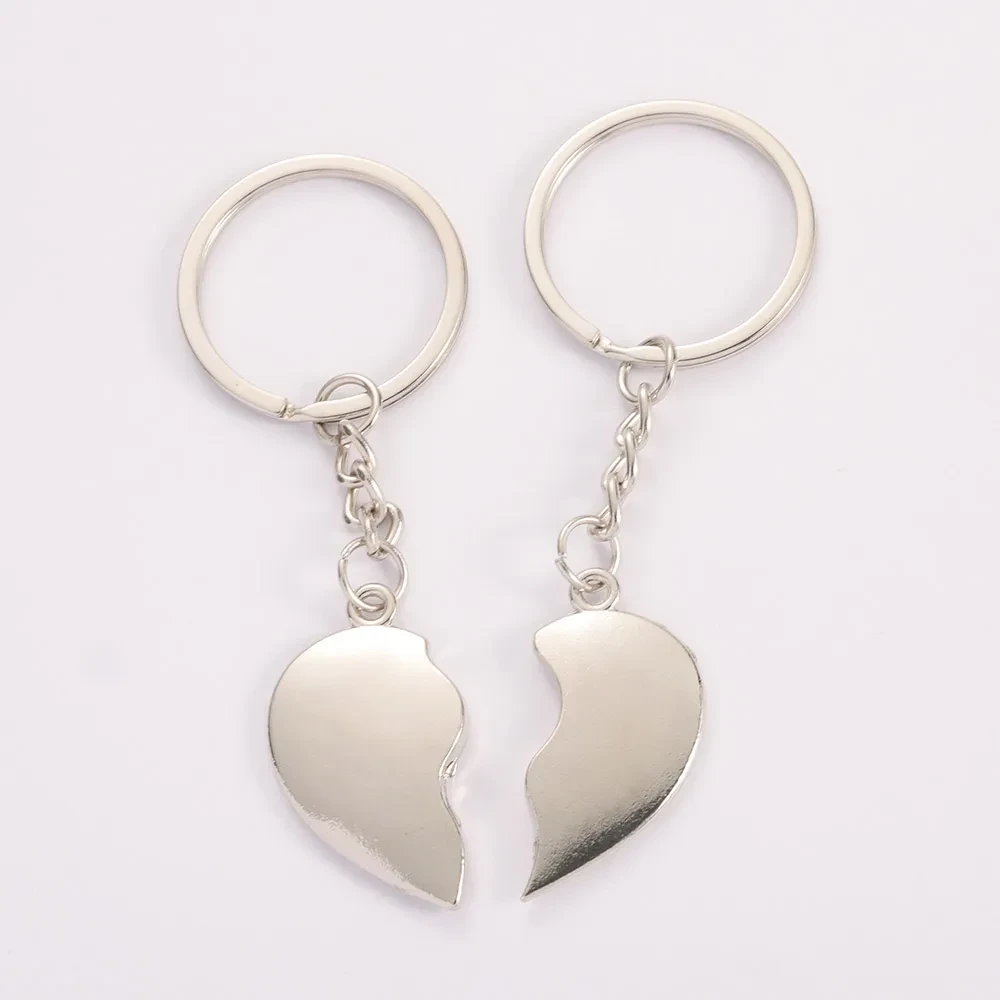 New Creative Korean Romantic Heart-Shaped Gift Couple Keychain