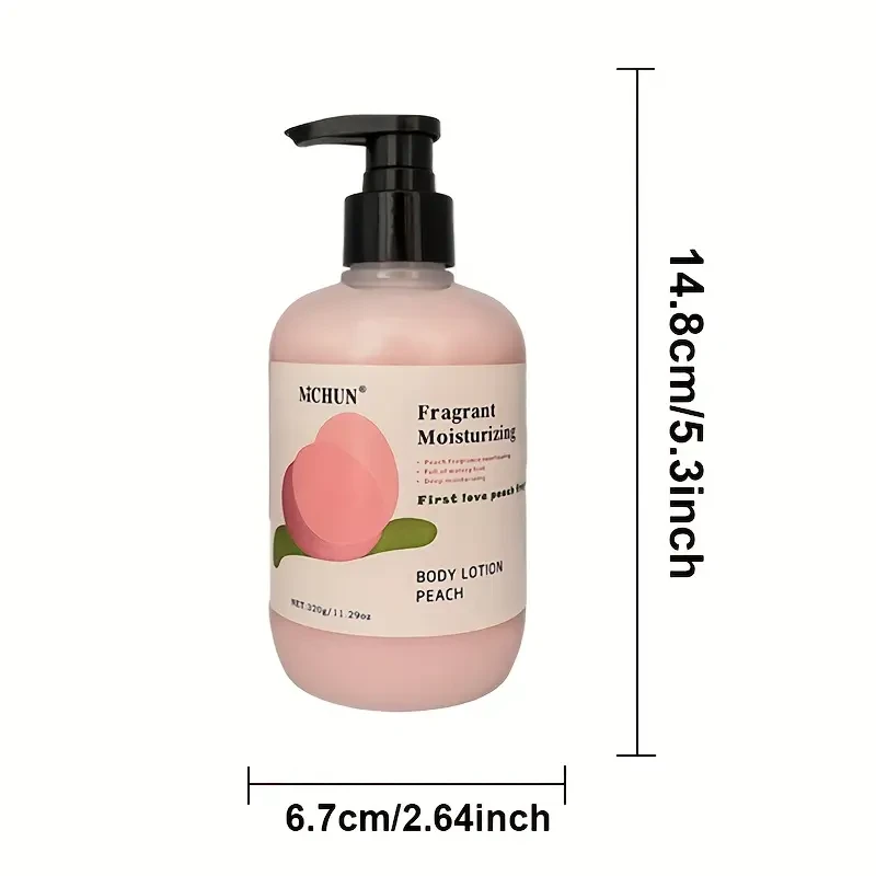 320g Peach Body Lotion