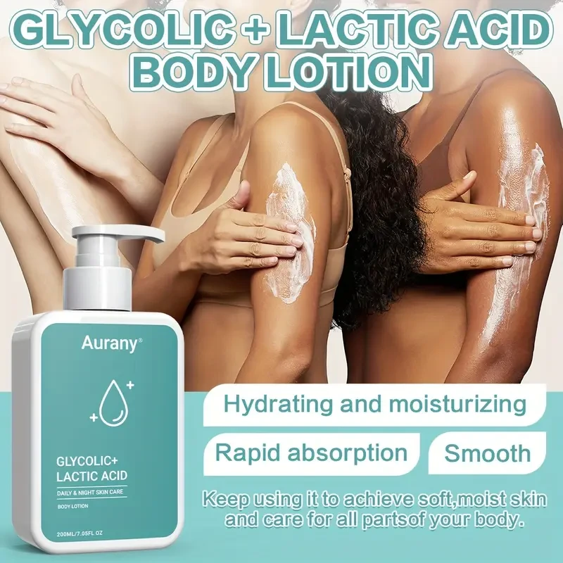 AURANY Glycolic+Lactic Acid Body Lotion