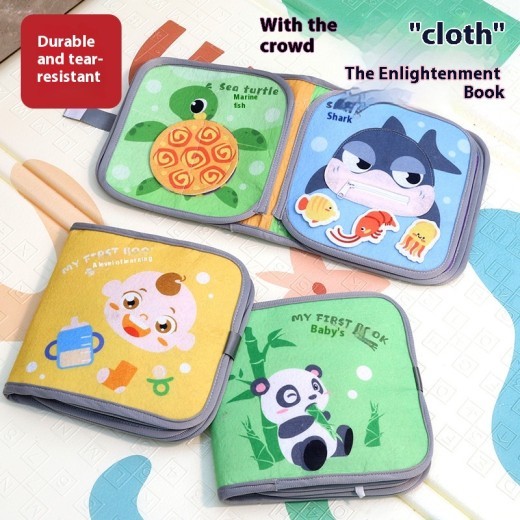 Early Childhood Cloth Book Education Tear-proof Biteable