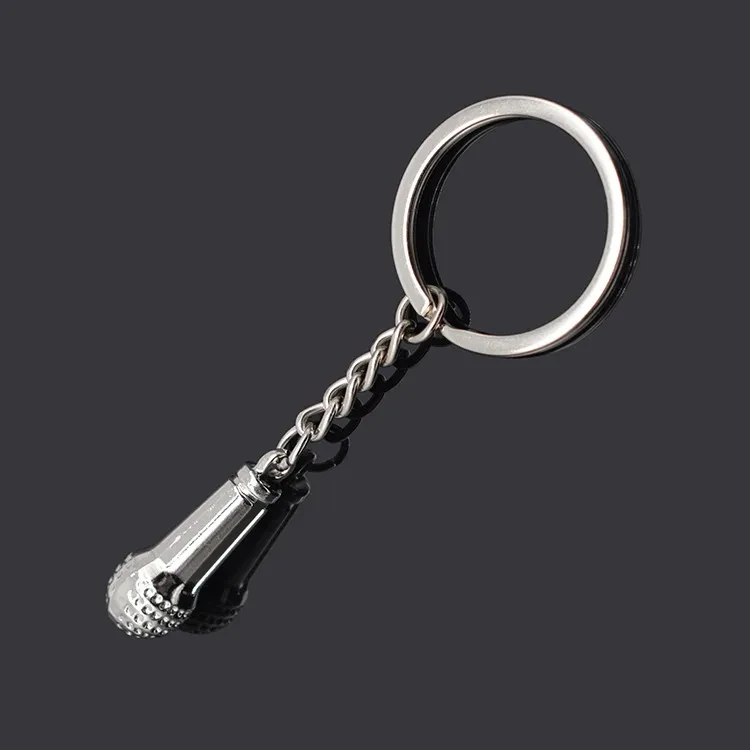 Microphone Keychain Car Keyring
