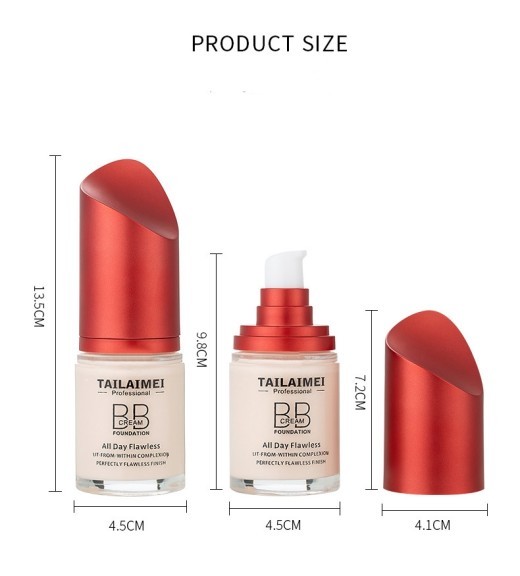 Liquid foundation 3 in 1 brightening moisturizing concealer