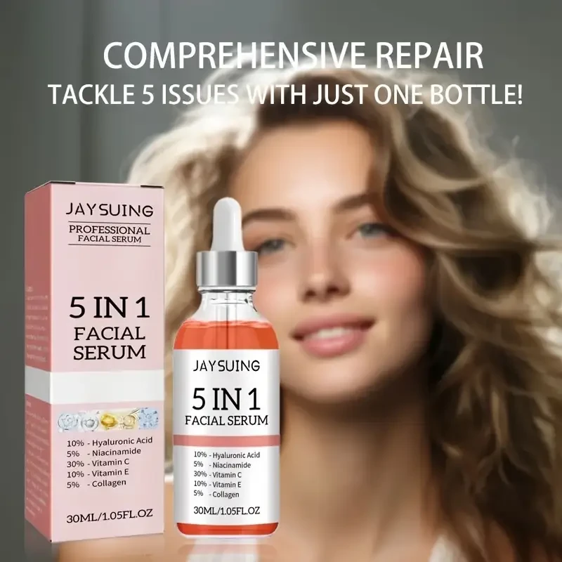 2pcs JAYSUING 5-in-1 Face Serum with Hyaluronic Acid