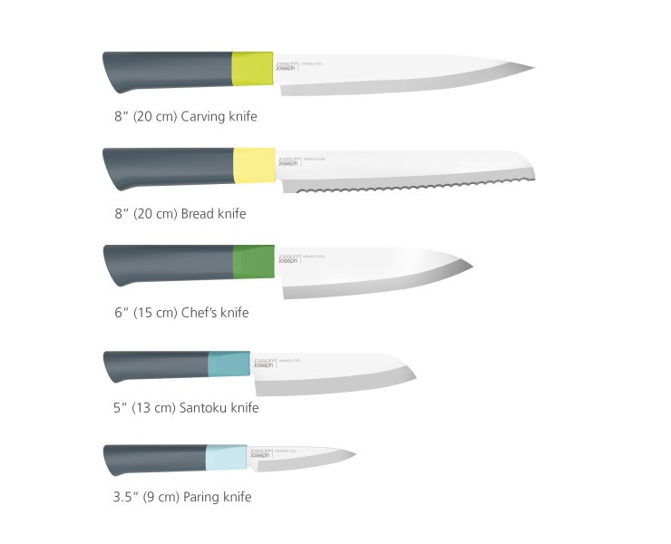 5-piece Knife Block Set - Joseph Joseph Duo