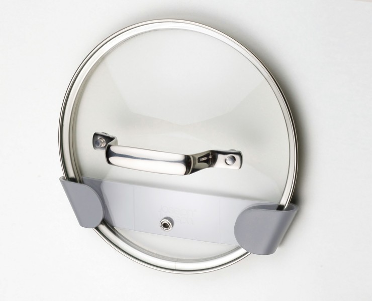 3pc Pan Lid Holders (Grey) - Joseph Joseph Duo
