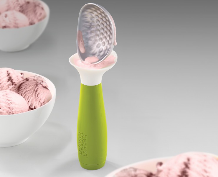 Non-drip Ice-cream Scoop (Green) - Joseph Joseph Duo