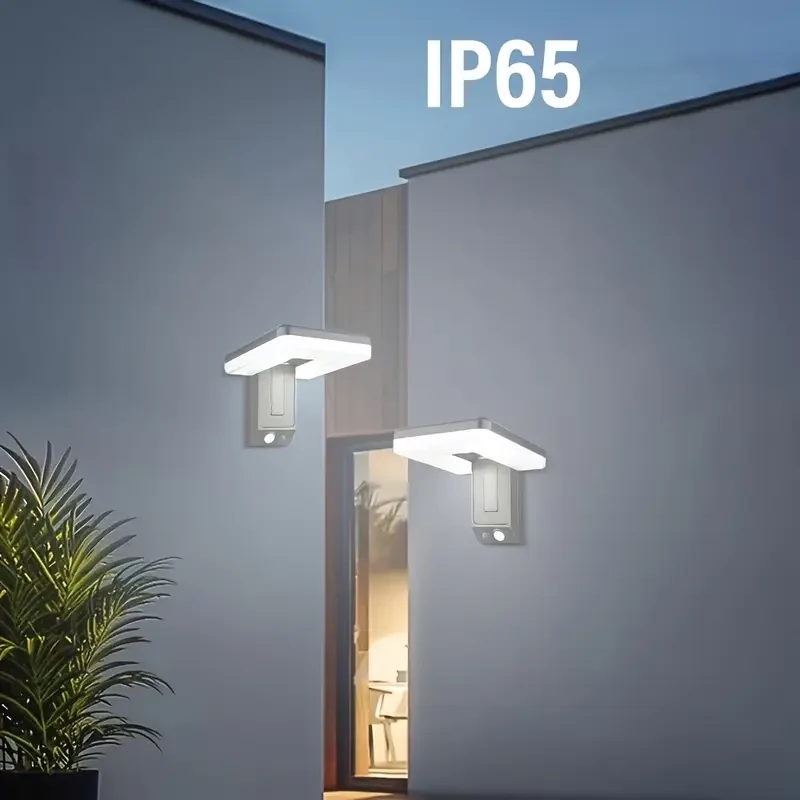 4pcs GoldenCentury Solar Street Lights with Motion Sensor