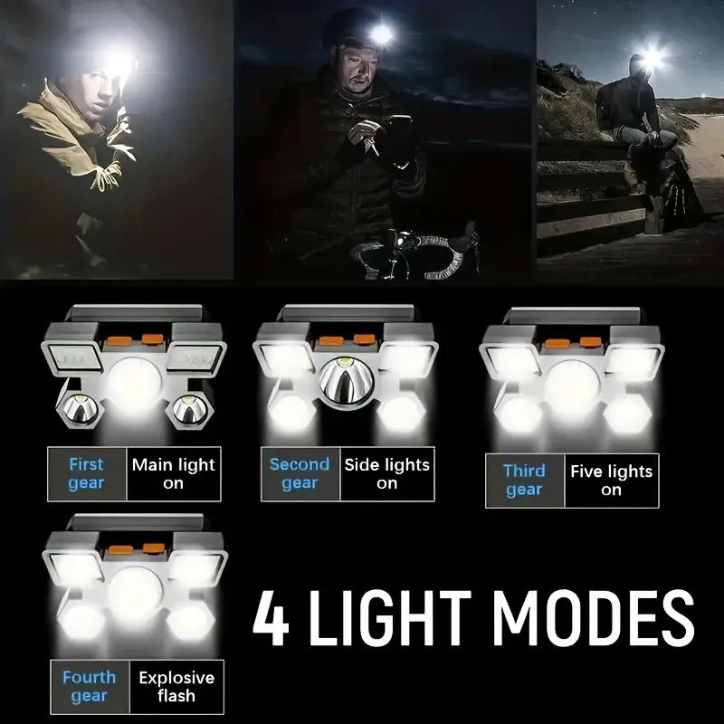 4pcs smart headlights