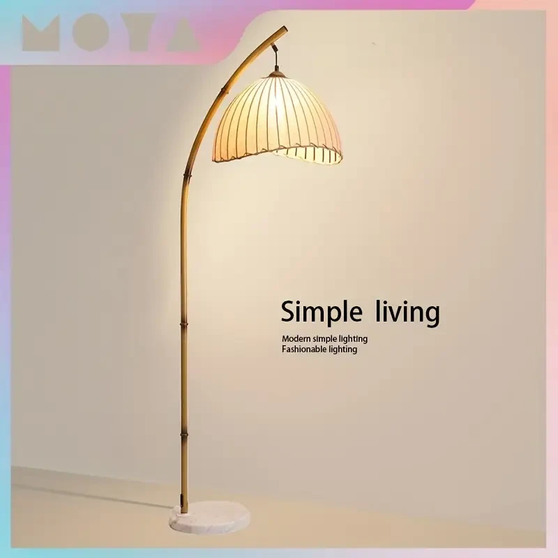Vintage Floor Lamp Unique Chandelier Shade Bohemian Style