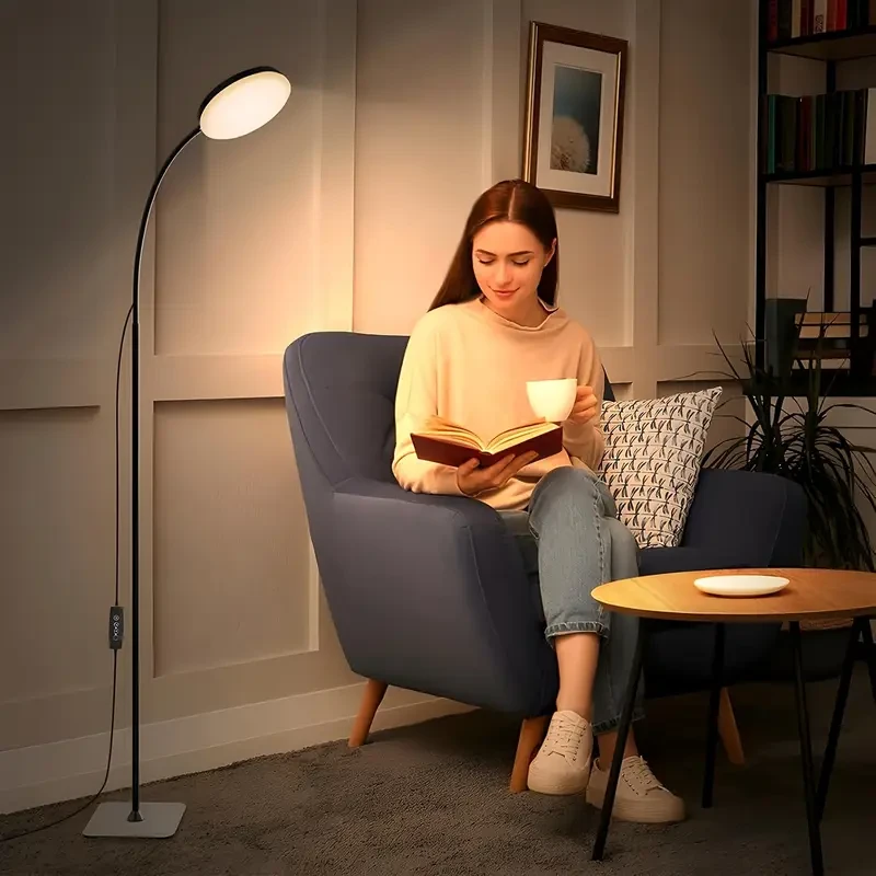 1pc Modern Adjustable Color Temperature LED Floor Lamp