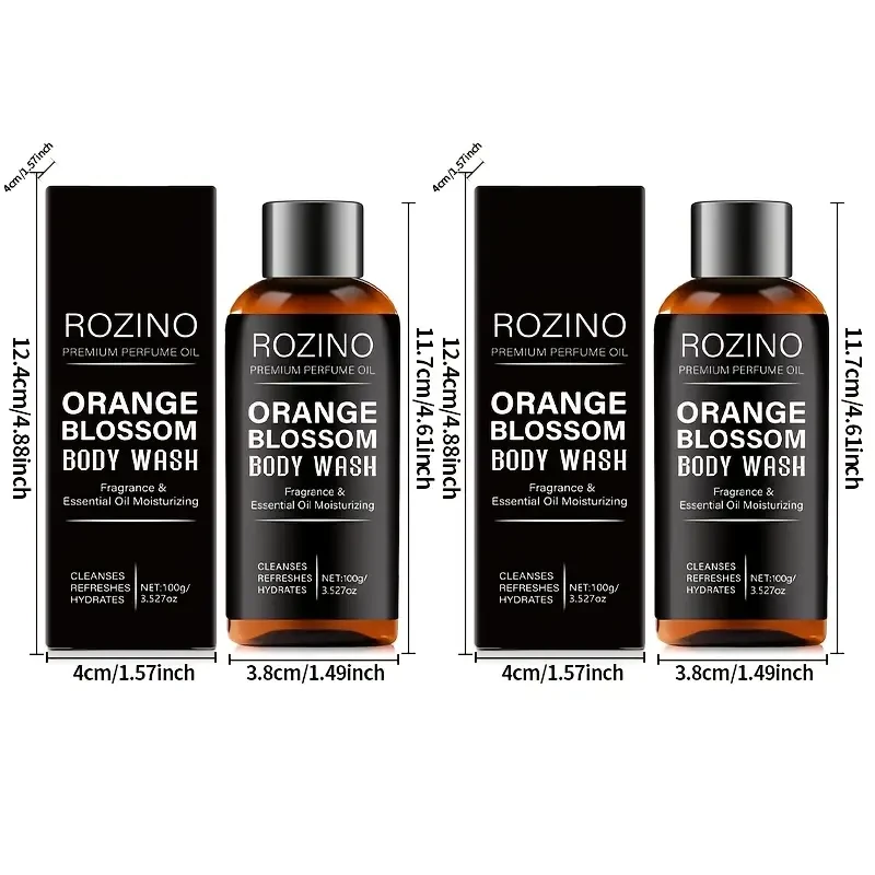 100g*2pcs ROZINO Orange Blossom Body Wash