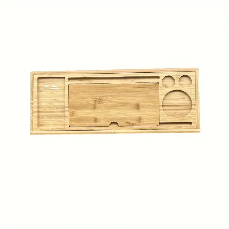 Adjustable Bamboo Bathroom Tray