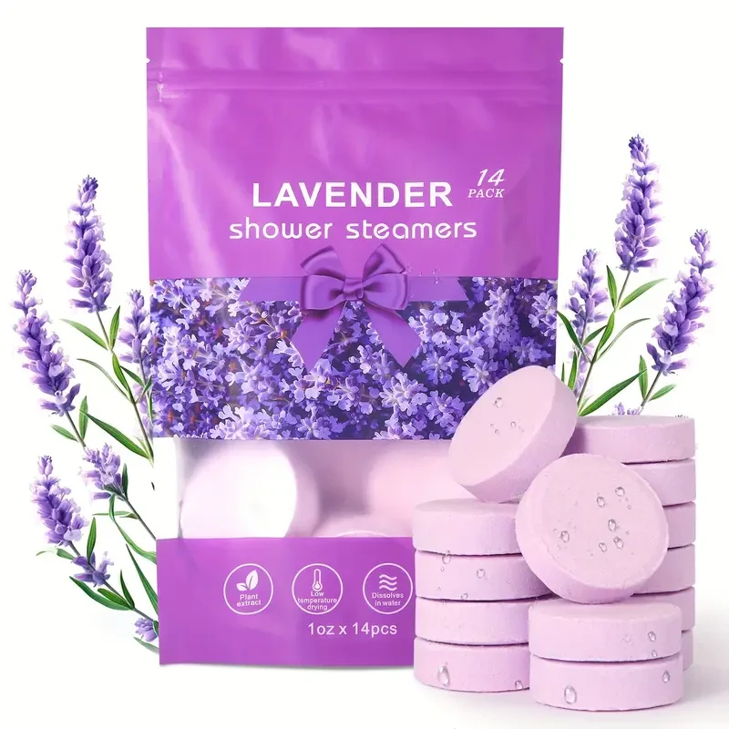 14 Pack Scented Lavender Shower Tablets