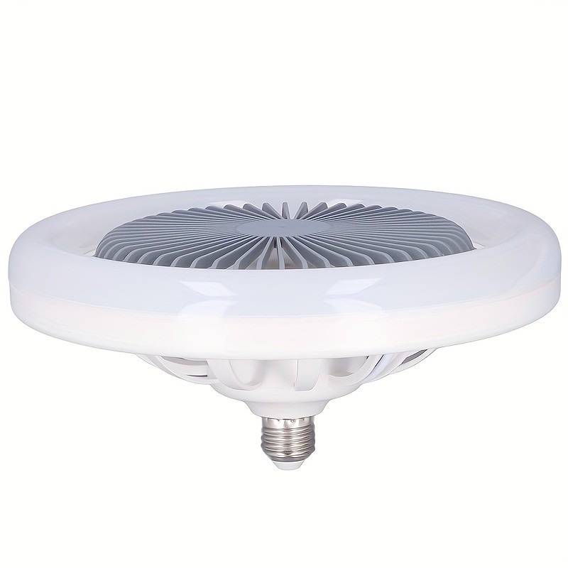 Socket Light and Remote Control Adjustable Wind Speed Mode Bulb, Screw-In Socket Light, Easy to Install Adjustable Wind Speed Mini Pendant Light, Suitable for Bedrooms, Kitchens, Living Rooms - E27 Base