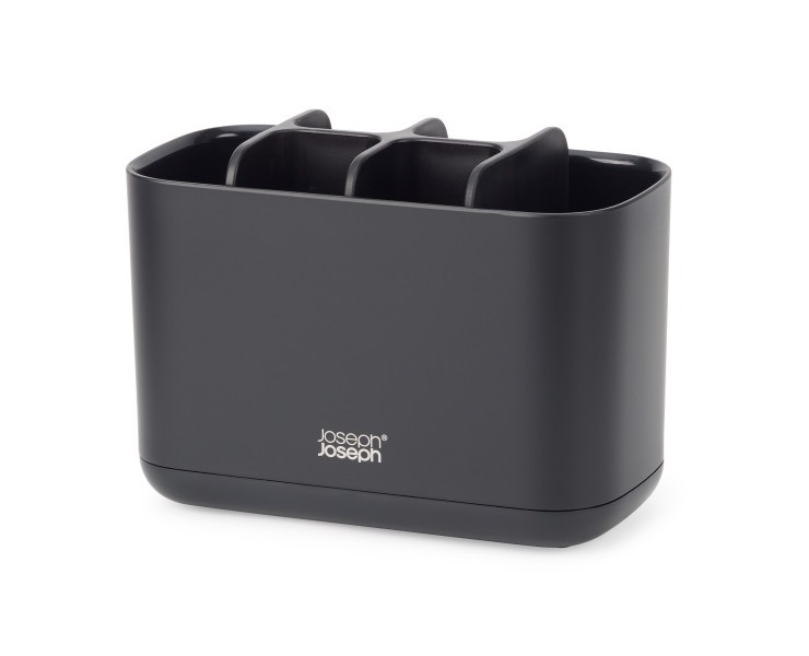Easystore Large Toothbrush Caddy - Black - Joseph Joseph