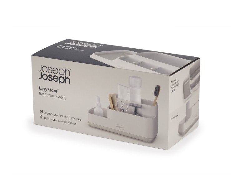 EasyStore Bathroom Caddy - Ecru  - Joseph Joseph