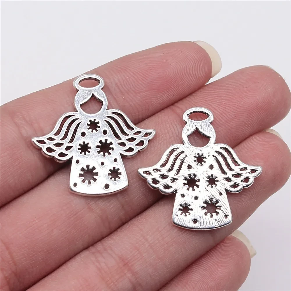 Handmade DIY Angel Character Carved Pendant