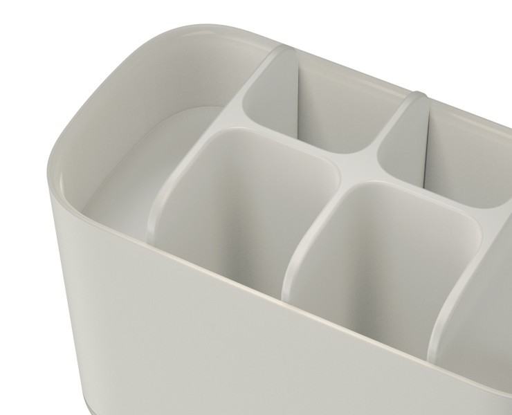 EasyStore Large Toothbrush Caddy - Ecru - Joseph Joseph