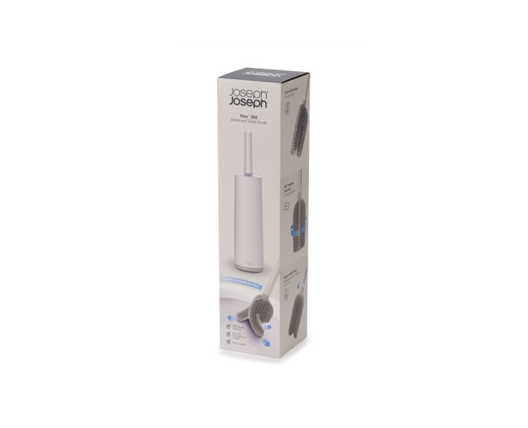 Flex 360 Toilet Brush - Ecru - Joseph Joseph