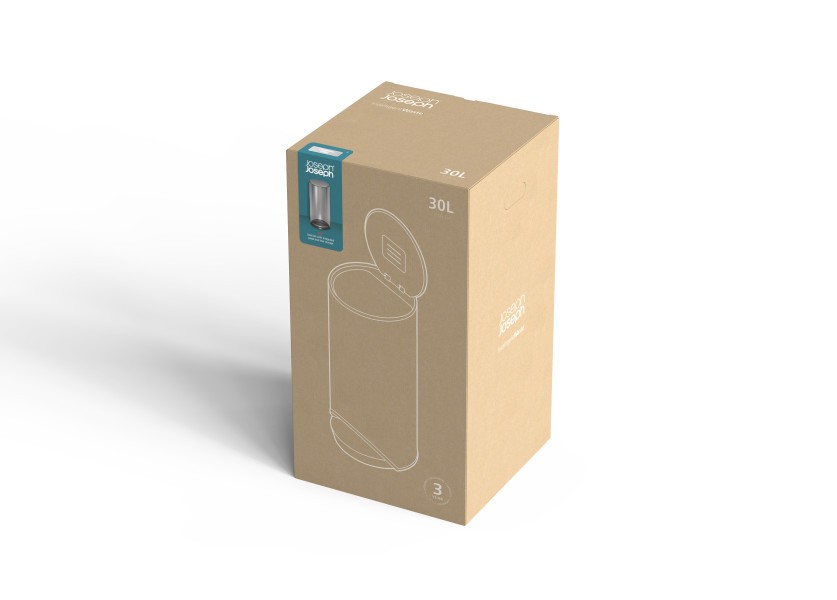 Arc 30L Bin - Stainless Steel - Joseph Joseph