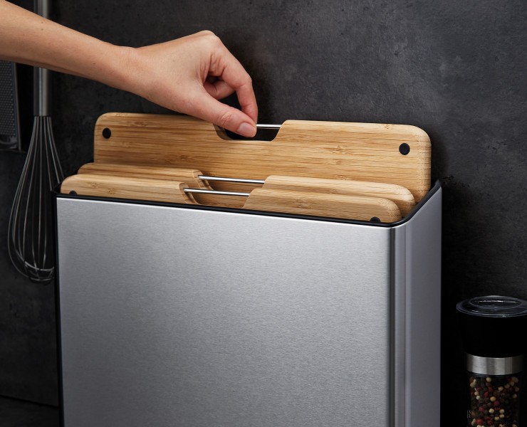 Folio Steel Bamboo 3 Piece Board Set - Joseph Joseph
