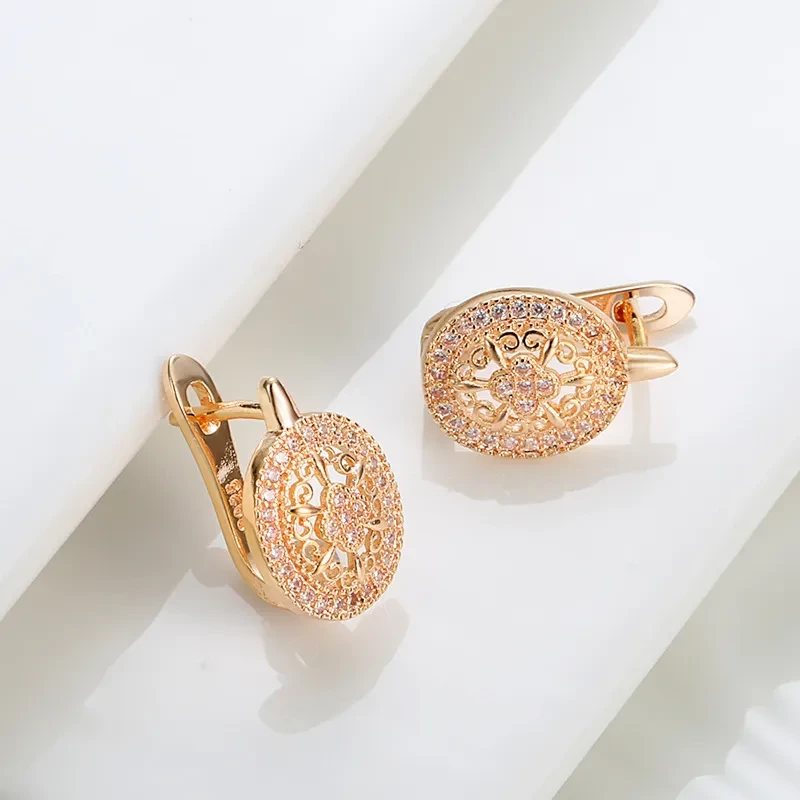 Special-interest Simple Temperamental And Personalized Zircon Earrings