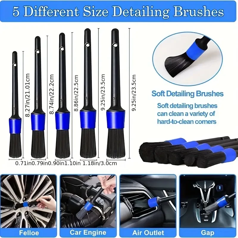 27pcs Ultimate Car Detailing Kit - Complete Cleaning Set