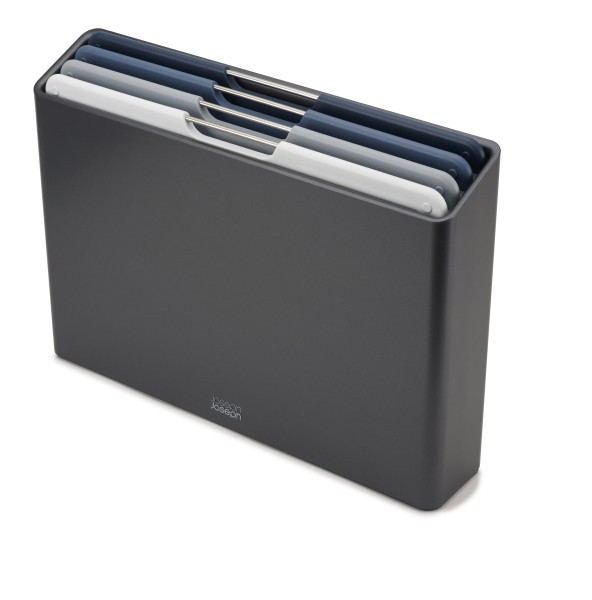 Folio 4-piece Chopping Board Set (Large) - Graphite - Joseph Joseph