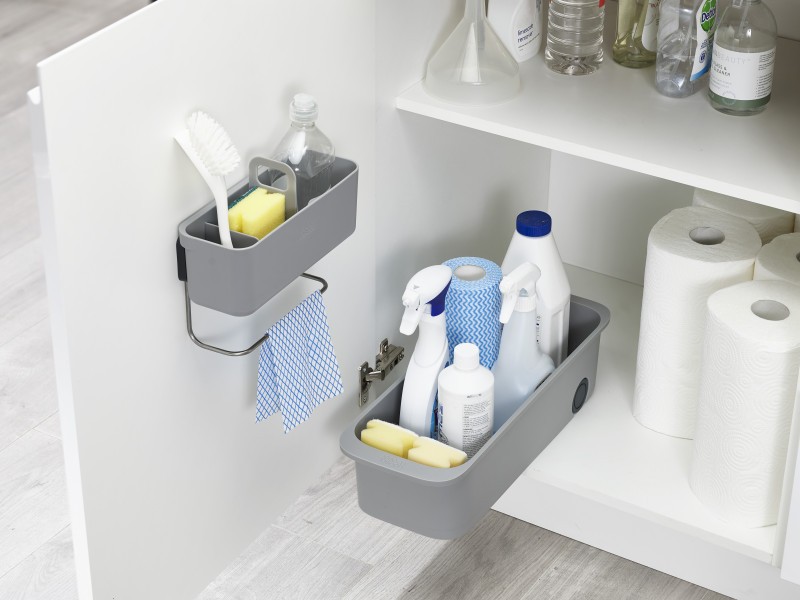 CupboardStore Easy-access Storage Caddy - Grey - Joseph Joseph
