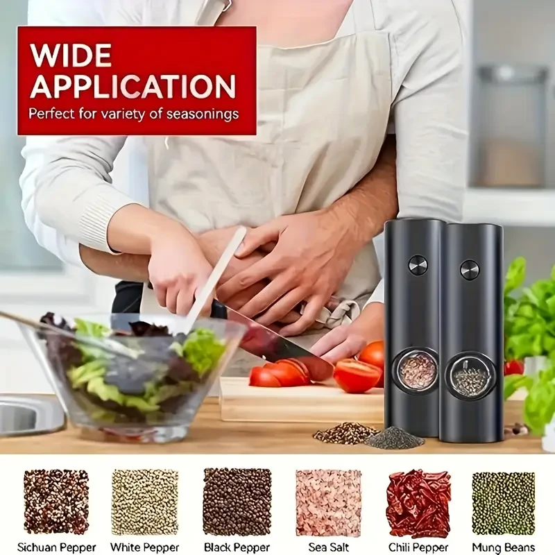Electric Salt and Pepper Grinder Kit