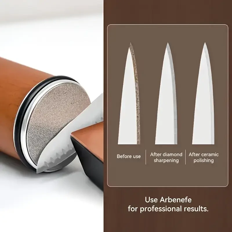 A Set of Diamond Roller Knife Sharpeners